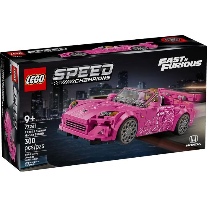 Maquette - LEGO - Honda S2000 - 2 Fast 2 Furious - Réplique - 9 ans et plus - Rose vif