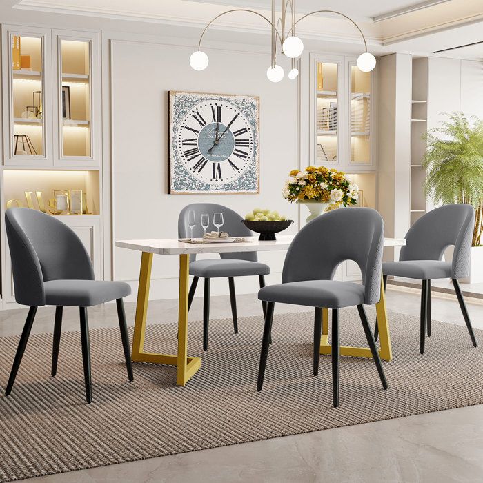 Nouveau Premium sense Dining Group (set 117×68cm table à manger avec 4 chaises) table à manger rectangulaire ensemble de