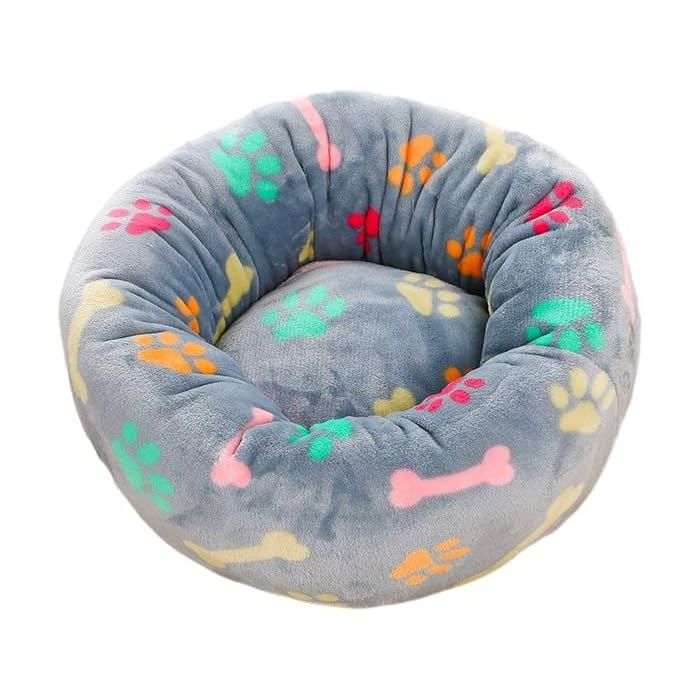 Meilleurs prix pour Panier Chien Peluche Coussin Chien Rond Lit pour Chat avec Motif Coussin Chat Lavable Peluche Bâtons ntition#60 cm CORBEILLE