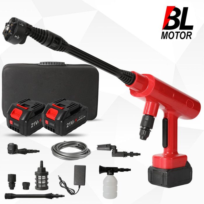 Nettoyeur Haute Pression Sans Fil Avec Batterie 21V 300W Moteur Nettoyeur Haute Pression Sans Fil Avec Batterie 21V 300W Moteur