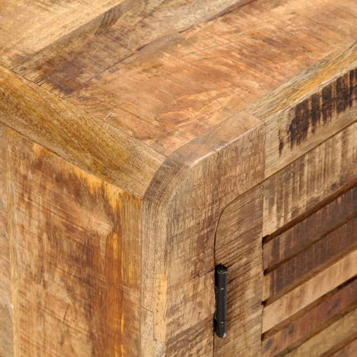 NEUF Armoire TV - Brun - Meuble TV - TABLE TV - 120x30x40 cm - Bois de manguier brut TT2960