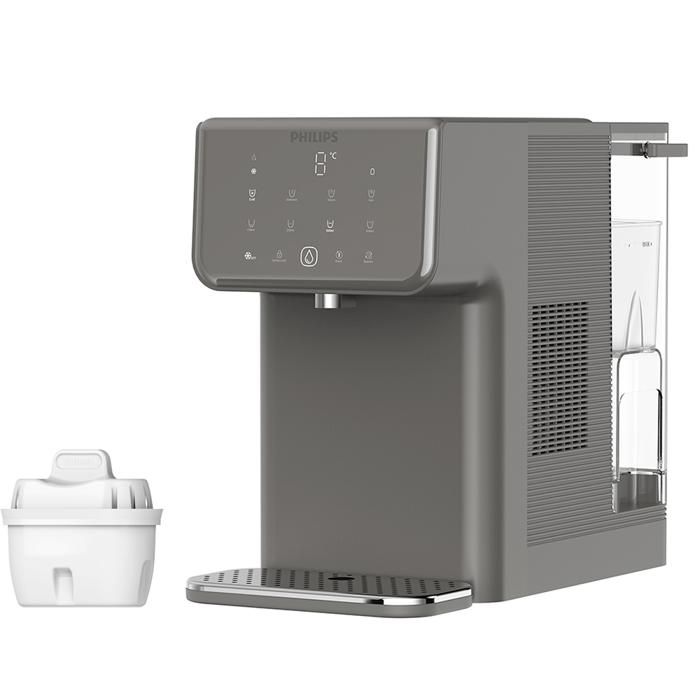 Fontaine à eau pour particulier - chaude et froide tout-en-un Philips ADD5981GR (filtre aussi les PFAS) compatible avec BRITA