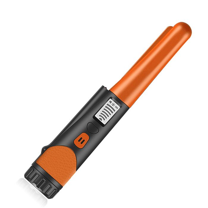 Détecteur de Métaux Haute Sensibilité Détecteur de Métaux à Main Portable avec Affichage LCD Fonction Lampe de Poche