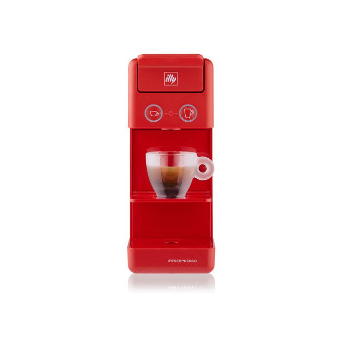 Cafetière à dosette - ILLY - Y3.3 (60559) - Rouge - Réservoir 0 75 L - 1250 W Cafetière à dosette - ILLY - Y3.3 (60559) - Rouge - Réservoir 0 75 L - 1250 W