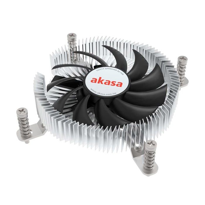 Akasa Dissipatore CPU Low Profile AK-CC6608BP01 | Altezza 63,2 Mm | Per Sockel LGA 1700