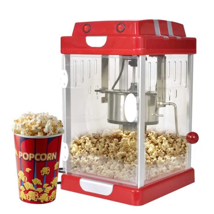 Machine à Popcorn Rétro Chinoise - Mini Cuiseur à Popcorn En Acier Inox 304, Style Ancien Pour Fêtes à La Maison