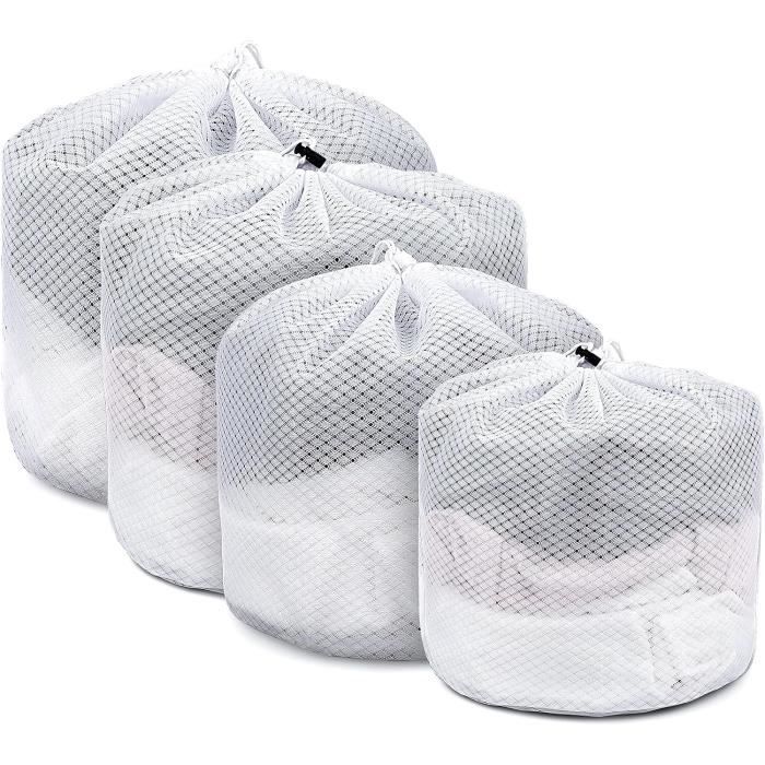 4 Pièces Sacs à Linge En Maille Beige - Filets De Protection Pour Lavage Délicat Soutien-Gorge Et Lingerie