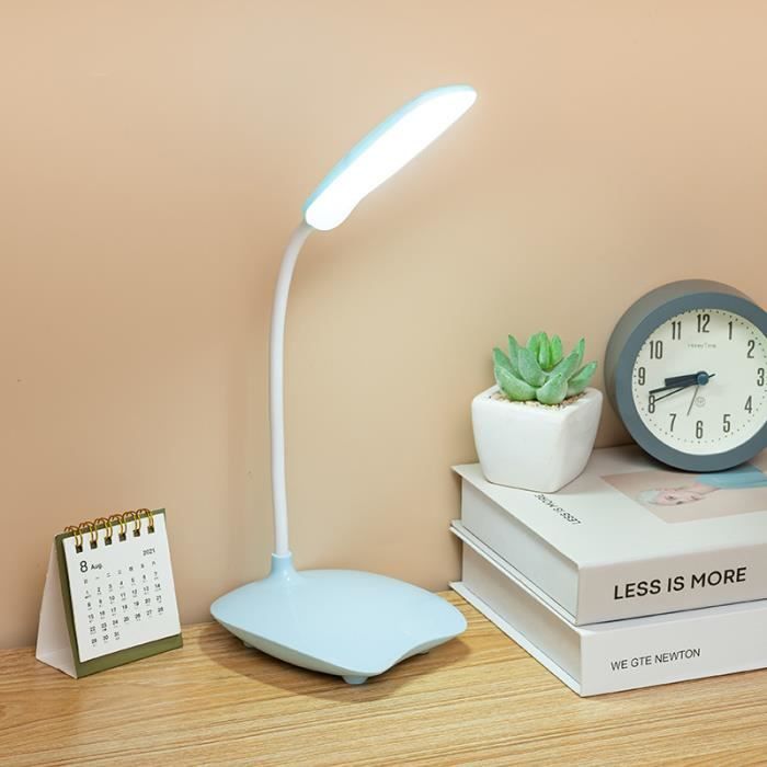 Rechargeable - BLEU - Lampe de bureau LED pliable, lampe de table tactile à  intensité variable, Dc5V, USB 62, - Cdiscount Maison