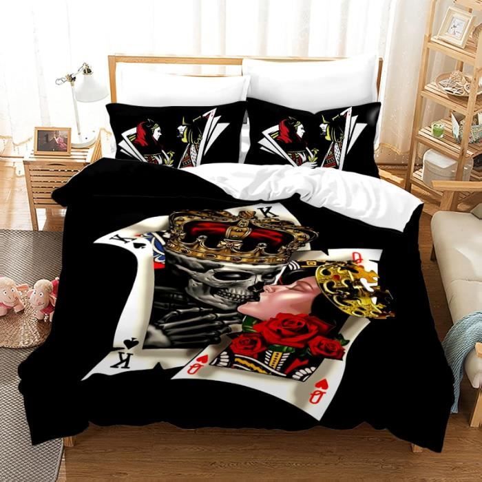 Coton Polyester Doux Draps De Lit 1 Personne Couple Serie Housse De Couette 140X200 Ado Garcon Pour Enfants Ados Avec 2 Taie u50394 Cdiscount Maison