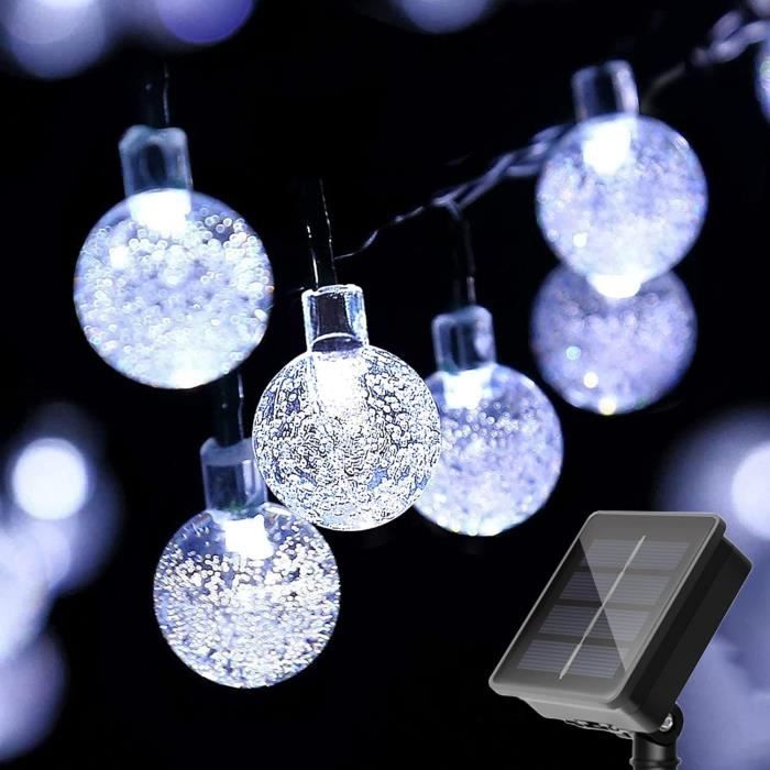 12M 100Led Guirlande Lumineuse Exterieure 8 Modes Étanche, Ip67 D