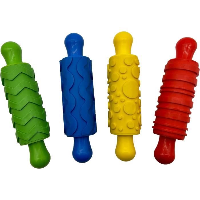 BEWOS Rouleau à Pâtisserie En Bois Pour Pâtisserie, Rouleau à Pâte Avec