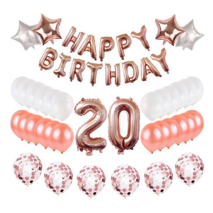 Deco Anniversaire 20 Ans Achat Vente Pas Cher