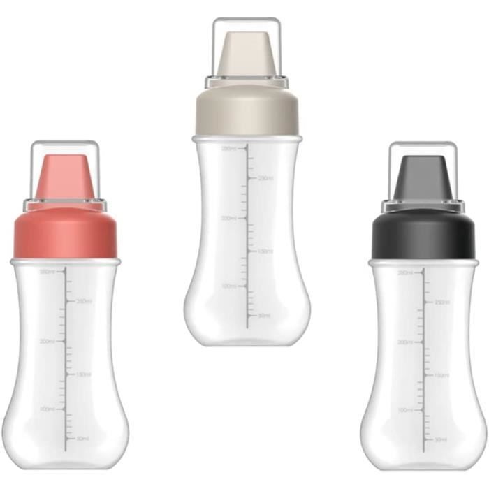 LABLANC 12 Pièces Recipient Sauce, 100ml Petites Bouteilles à