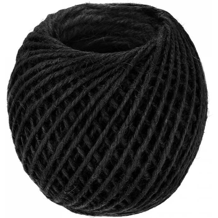 Ficelle De Jute Naturelle 1,5 Mm - Rouleau De 100 M - Écologique, Résistante - Pour Jardinage, Bricolage, Décoration