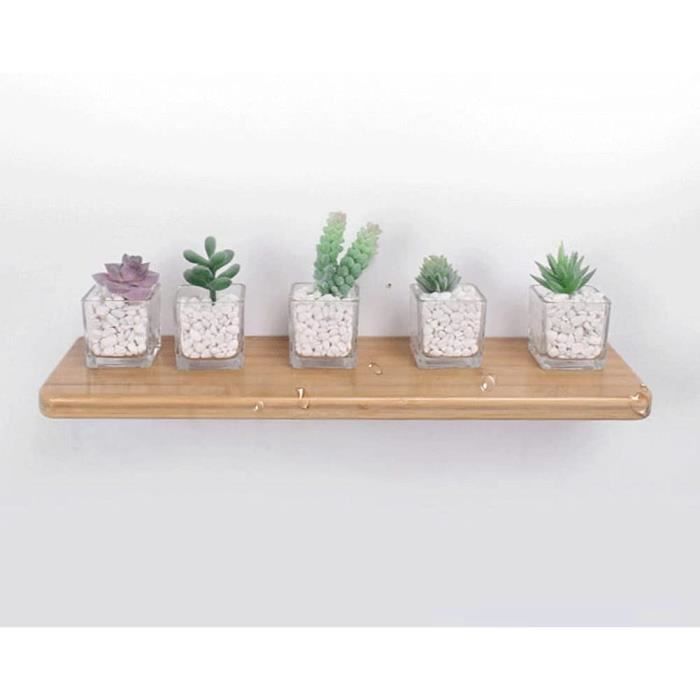 SRIWATANA Petites Étagères Urales Lot De 4, 10c Étagère Urale Bois, Étagère Urale Blanche