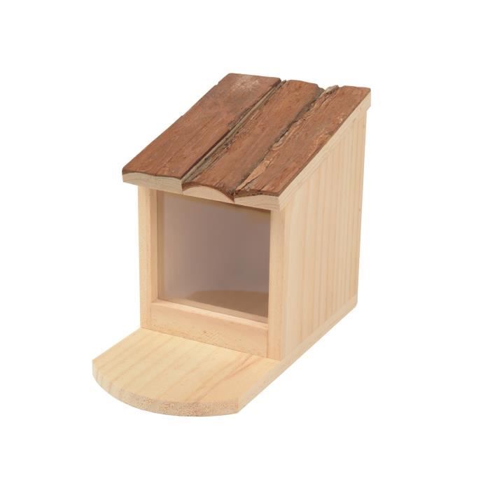 Gardigo Mangeoire Pour Ecureuil Toit Ouvrant Maison Bar Distributeur De Nourriture En Bois Pour Plusieurs Animaux Facile A Achat Vente Lampe Anti Insecte Gardigo Mangeoire Pour Cdiscount