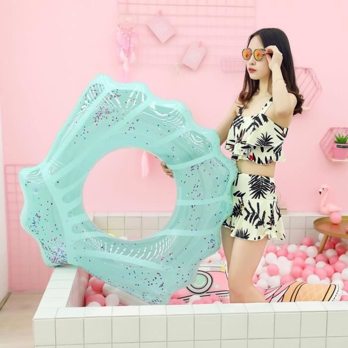 Paillettes Coquillage Enfant Anneau De Bain Gonflable Piscine Jouets Gonflables Bebe Flotteur Modele As Show 110cm Teyyqa Cdiscount Jeux Jouets
