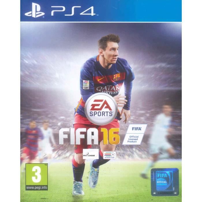 Jeu De Sport - Fifa - Fifa 16 - Plateforme PS4 - Edition Standard - Mode En Ligne