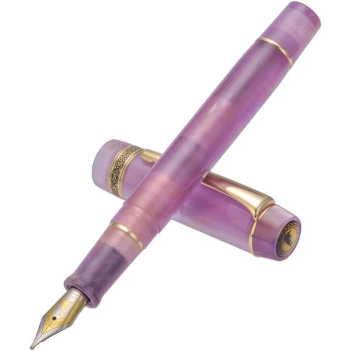 Stylo Plume Collection Métal Laqué - Plume Iridium - Signé Albert Malaise - Occasion