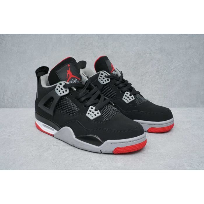SNEAKERS x Airs Jordans 4 Retro High Running Femme Homme Noir