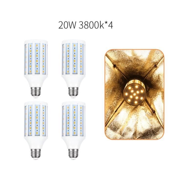 Studio Photo,Ampoule LED pour Studio Photo Softox, lampe en forme de