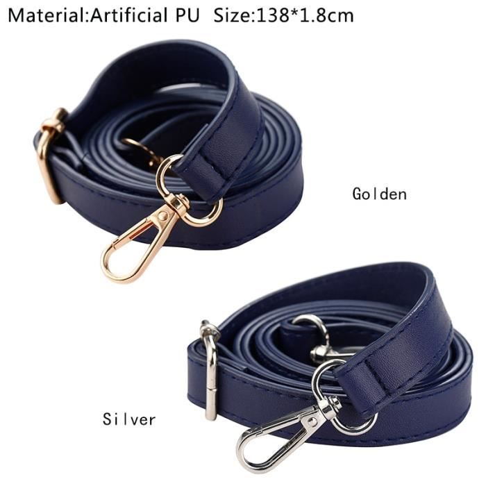 HOBBIESAY 4m Sangles en Cuir Plat Marron 2cm de Large Bandes de Cuir