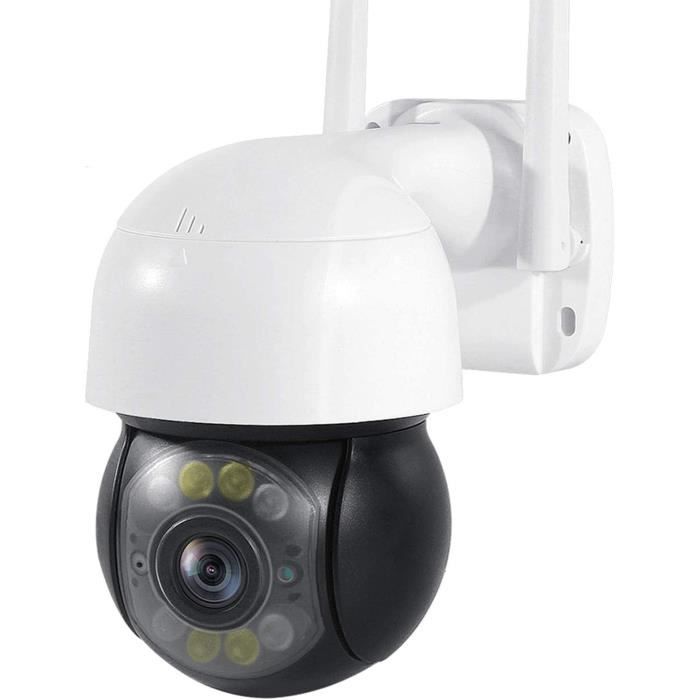 Caméra IP PTZ HD – Surveillance Intérieure/extérieure, Sans Fil, Vision Nocturne (neuf, Ouvert)