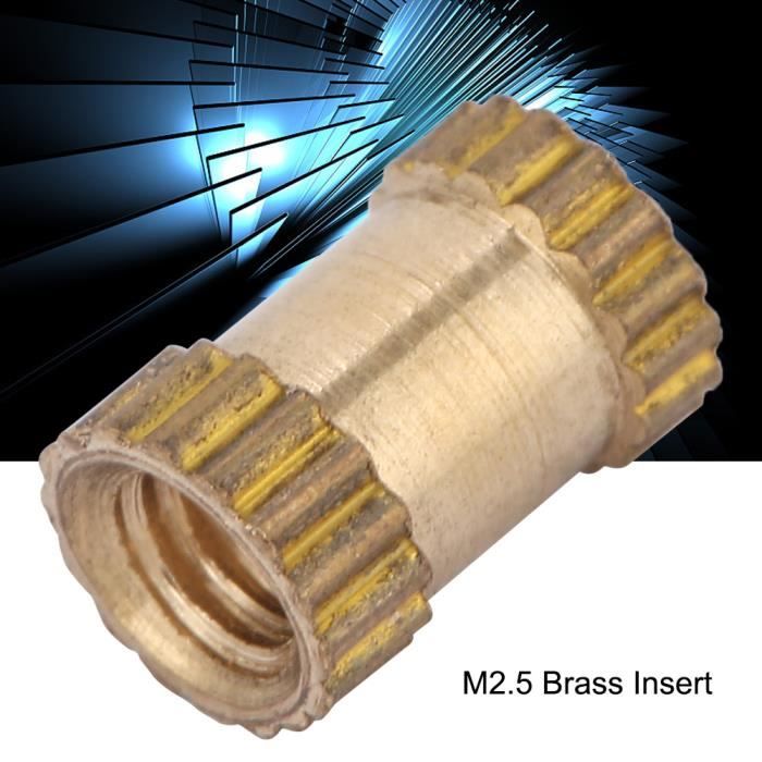 50 Écrous Moletés En Laiton M3x5mm - Uxcell - Pour Bricolage Et Modélisme