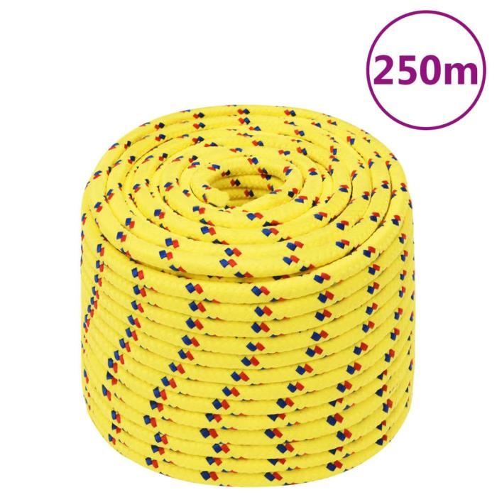 Corde de polypropylène torsadée de 3/8'', jaune - 50' - GAGNON - La Corde de polypropylène torsadée de 3/8'', jaune - 50' - GAGNON - La