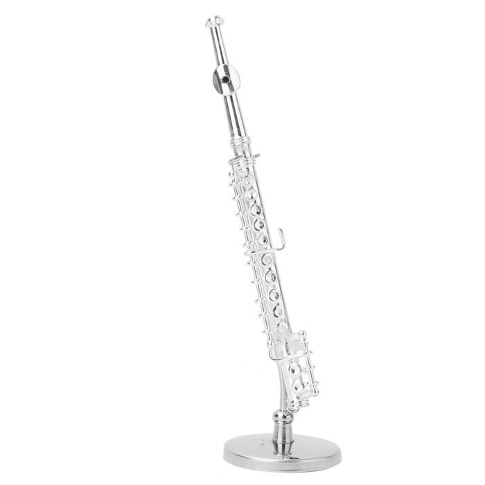 Charm Clarinette Argenté Miniblings - Breloque Instrument De Musique Pour Bracelet Ou Collier