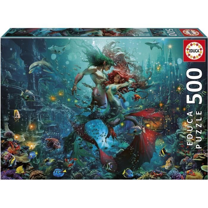 Puzzle EDUCA Atlantide 500 pièces
