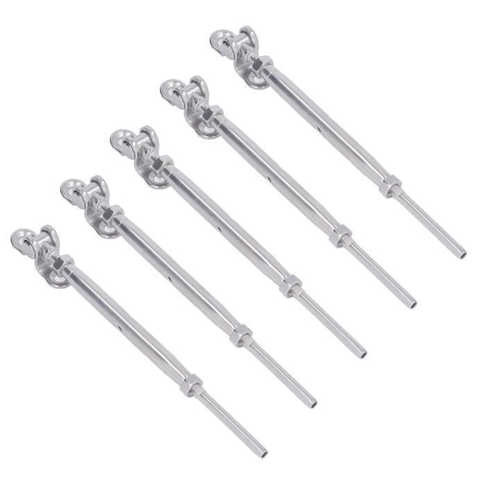 Vis à œil En Acier Inoxydable - 20 Pièces - Dimensions 16 X 4 Mm (trou De 1mm) - Pour Fabrication De Bijoux DIY, Boucles D'oreilles, Artisanat - Couleur Argent - 5