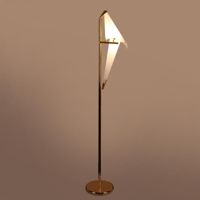 Lampadaire Creatif Salon Etudier Chambre Elegante Origami Oiseau