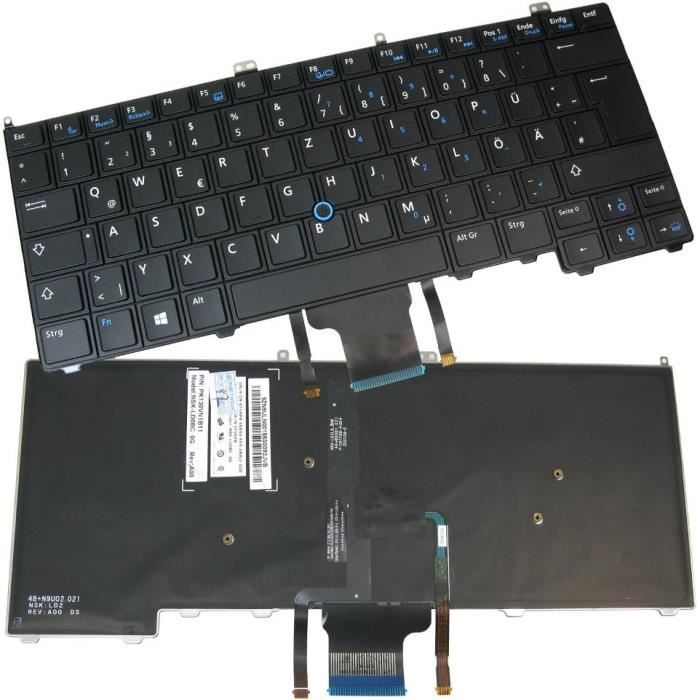 Clavier de remplacement original Dell Latitude E7240 E7420 E7440