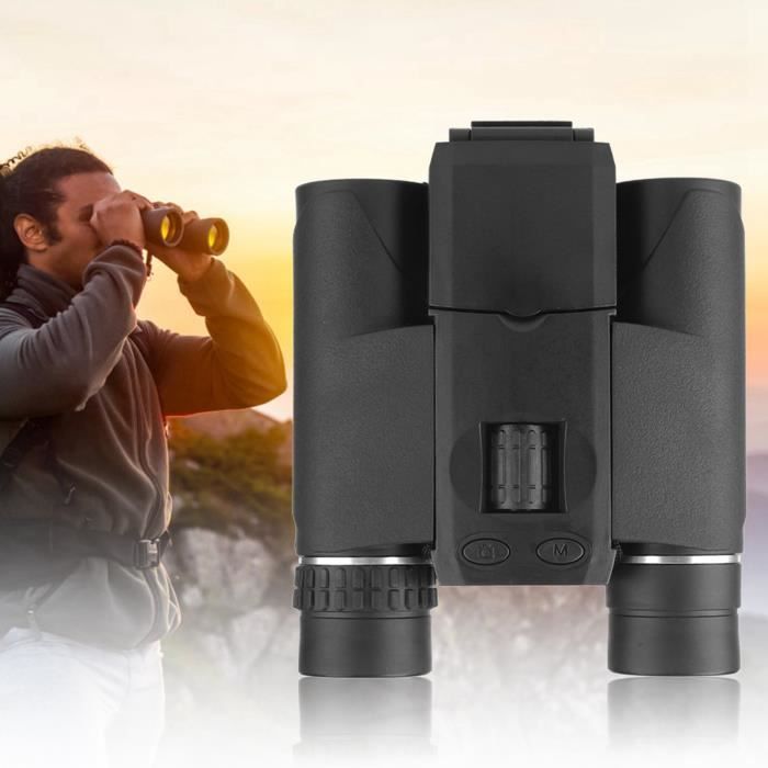 Jumelles Numériques 10x25 Avec Caméra 48MP & Vidéo 2.5K - Écran LCD 2", Zoom 8x, Enregistreur Photo/Vidéo HD, Idéales Observation Oiseaux & Sports