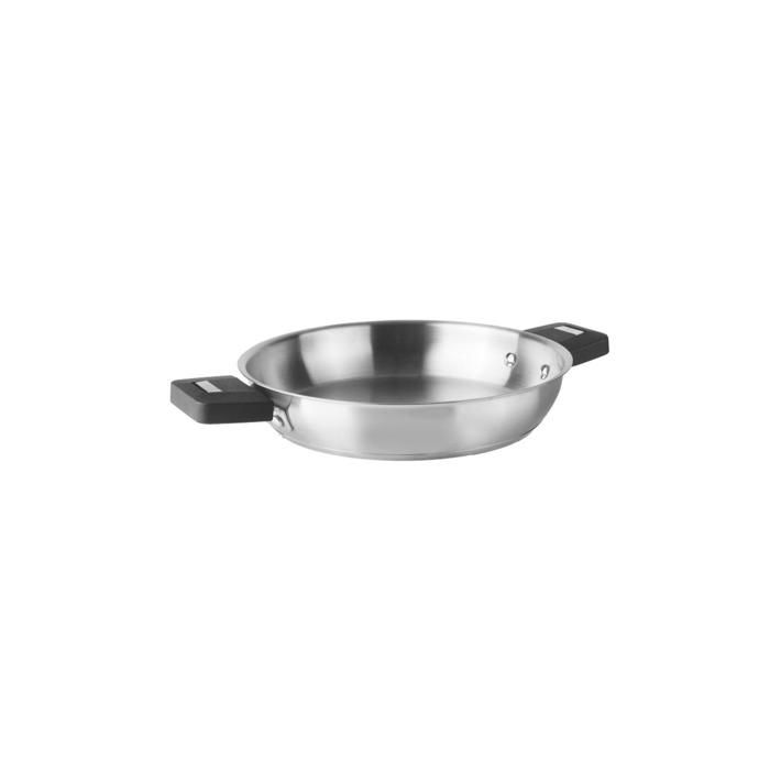 Poele inox 32 cm gamme combi dorigine Ustensile de cuisine LA56732