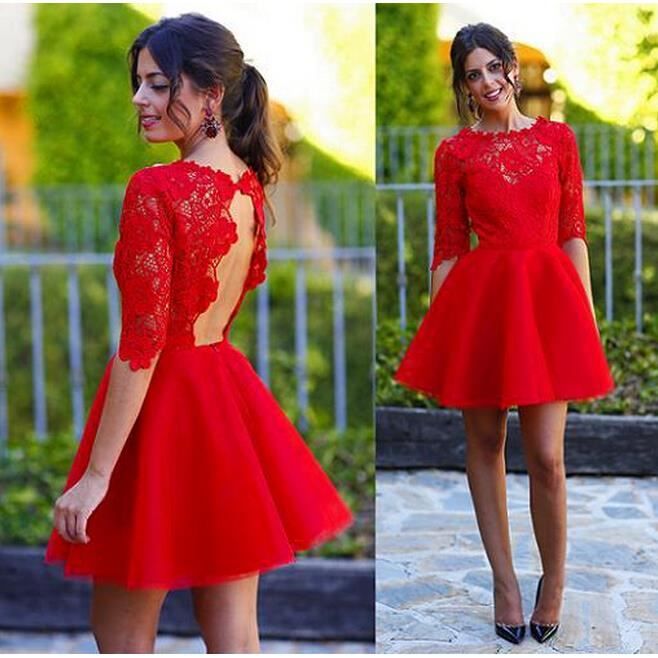 Robe Rouge A Dentelle Hot Sale, UP TO ...