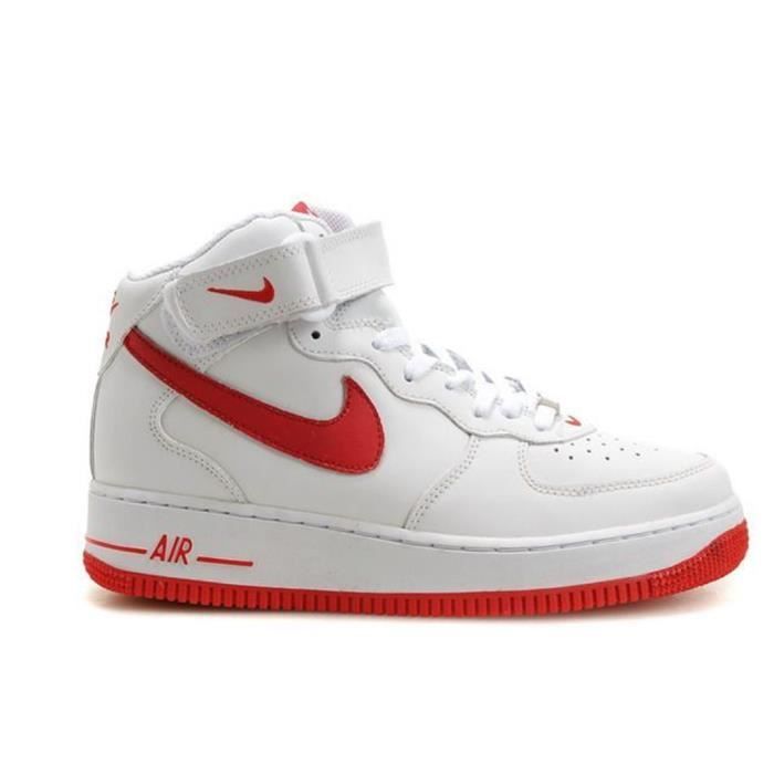 air force 1 mid rouge