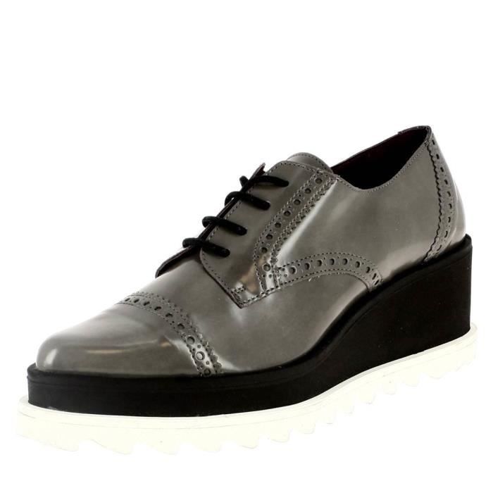 Derbies hot sale noires compensées