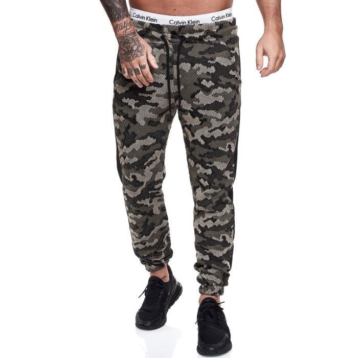 Jogging camouflage homme on sale