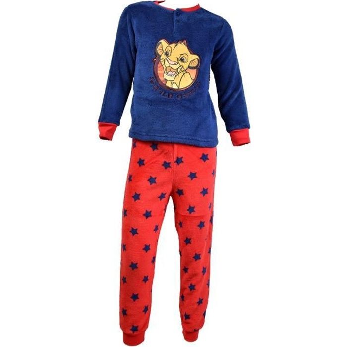 Pyjama roi lion best sale garcon