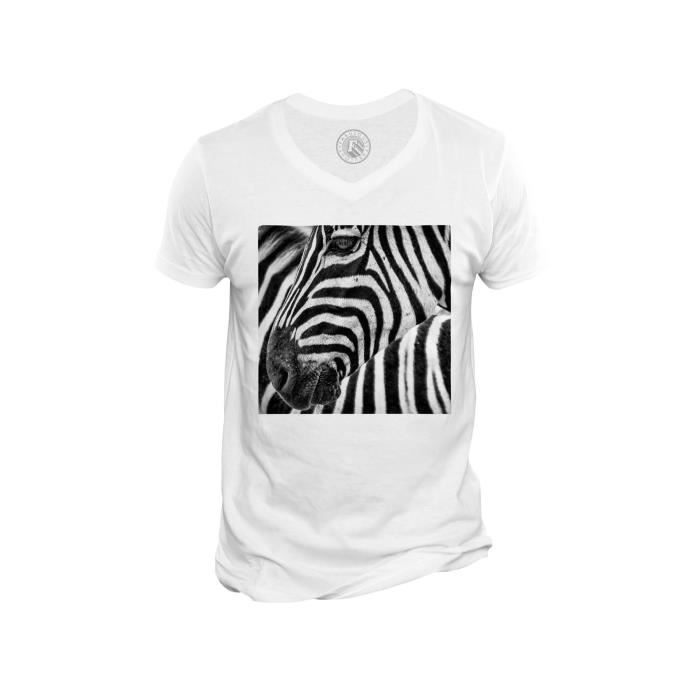 T shirt zebre best sale homme