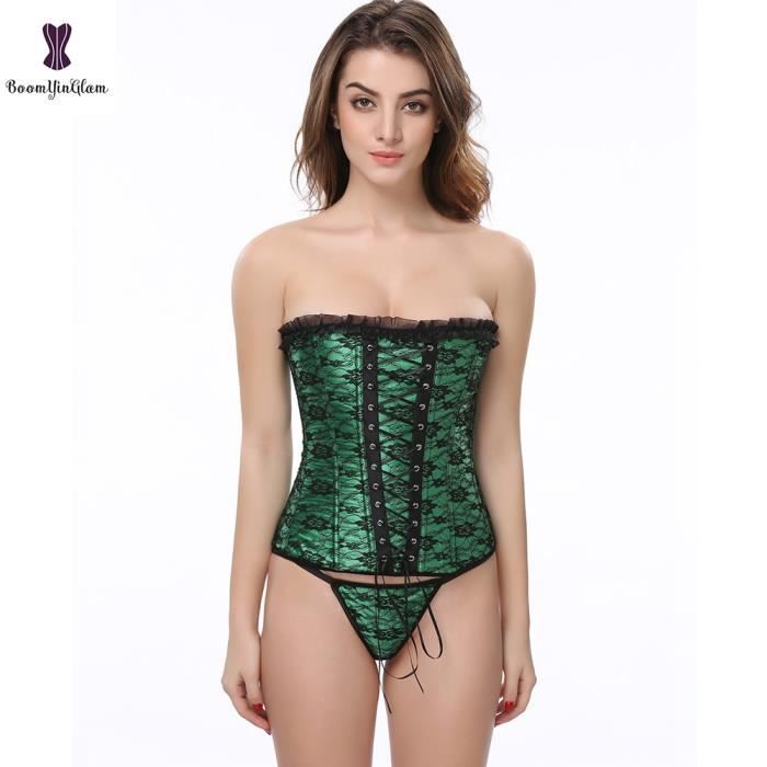 Bustier vert outlet