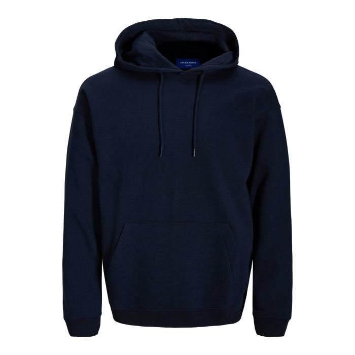 Sweat à capuche ancien bleu marine fille enfant fermeture éclair