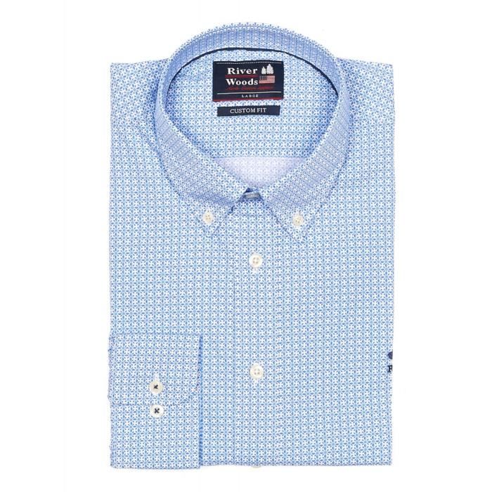 Chemise à motifs Verona - Beige/Marron