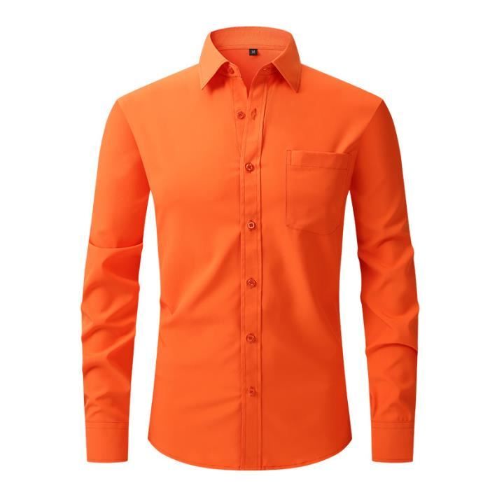 Chemise clearance homme orange