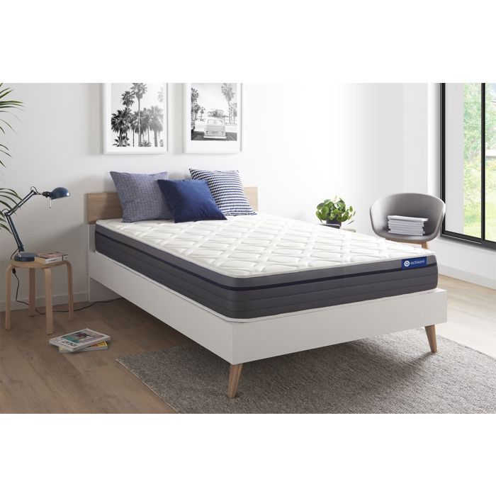 Matelas 160x200 Actilatex zen Latex et mémoire de forme - 26 cm - Equilibré - 7 zones de confort