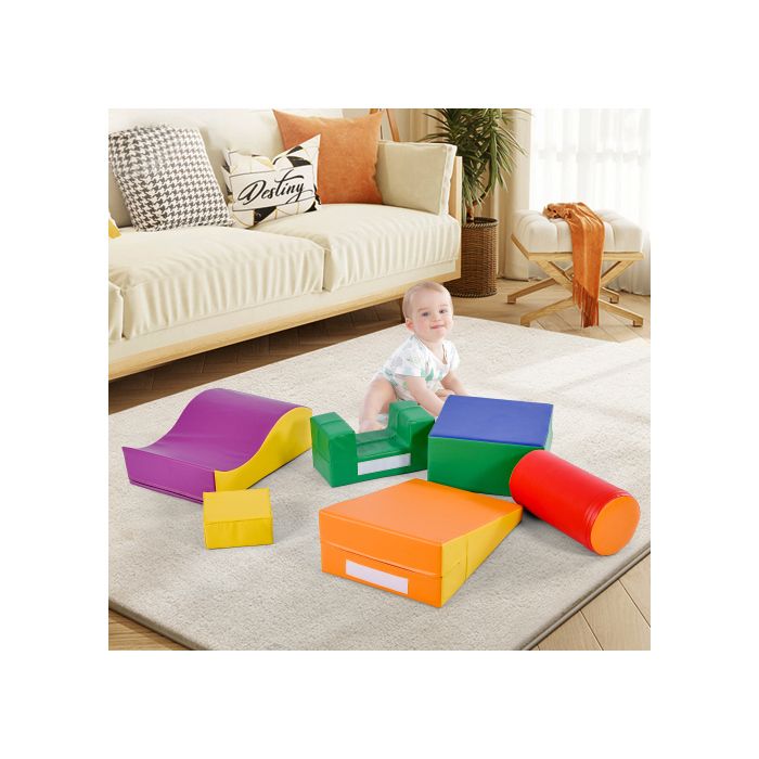 Jeu de Construction - GOPLUS - 4 Blocs d'Escalade pour Enfants de 3 Ans