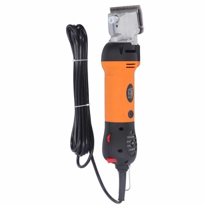 Meilleurs prix pour OMABETA Tondeuse à cheval Tondeuse électrique pour mouton et cheval, 690W, Orange, contrôle de bricolage ciseaux Prise UE 220V