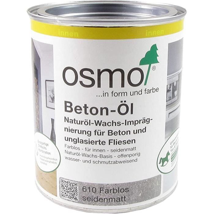 Huile De Finition Osmo – Haute Teneur En Solide, Satin Transparent – Pour Portes Et Boiseries Intérieures